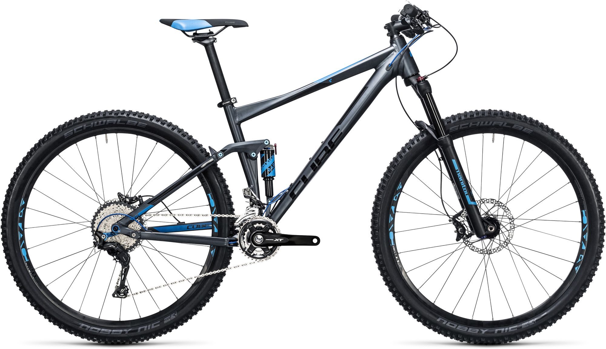 vtt cube stereo 120 hpa race iridium blue 2017 - Velobrival