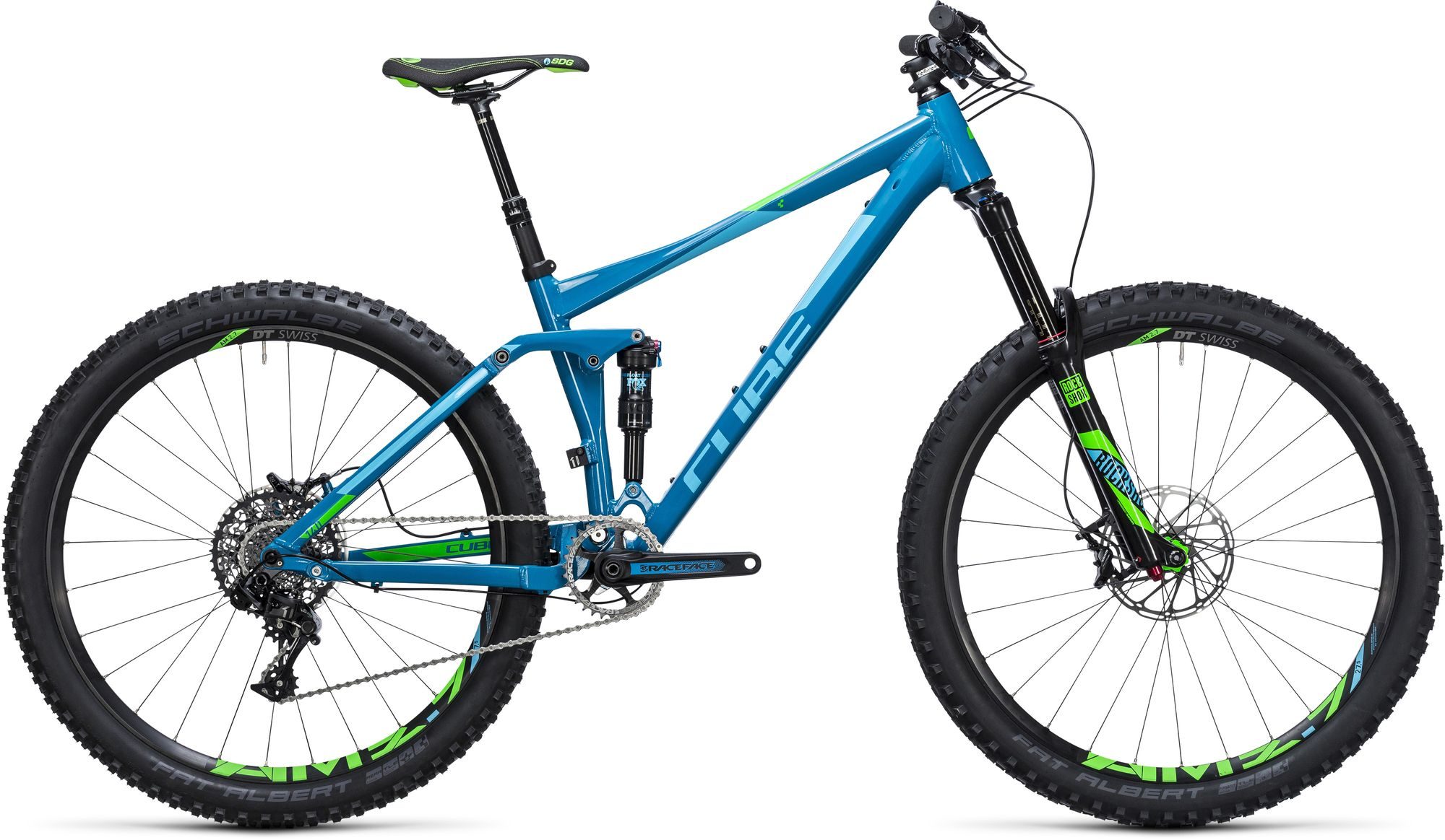 vtt cube stereo 140 hpa sl 27 5 blue 2017 - Velobrival