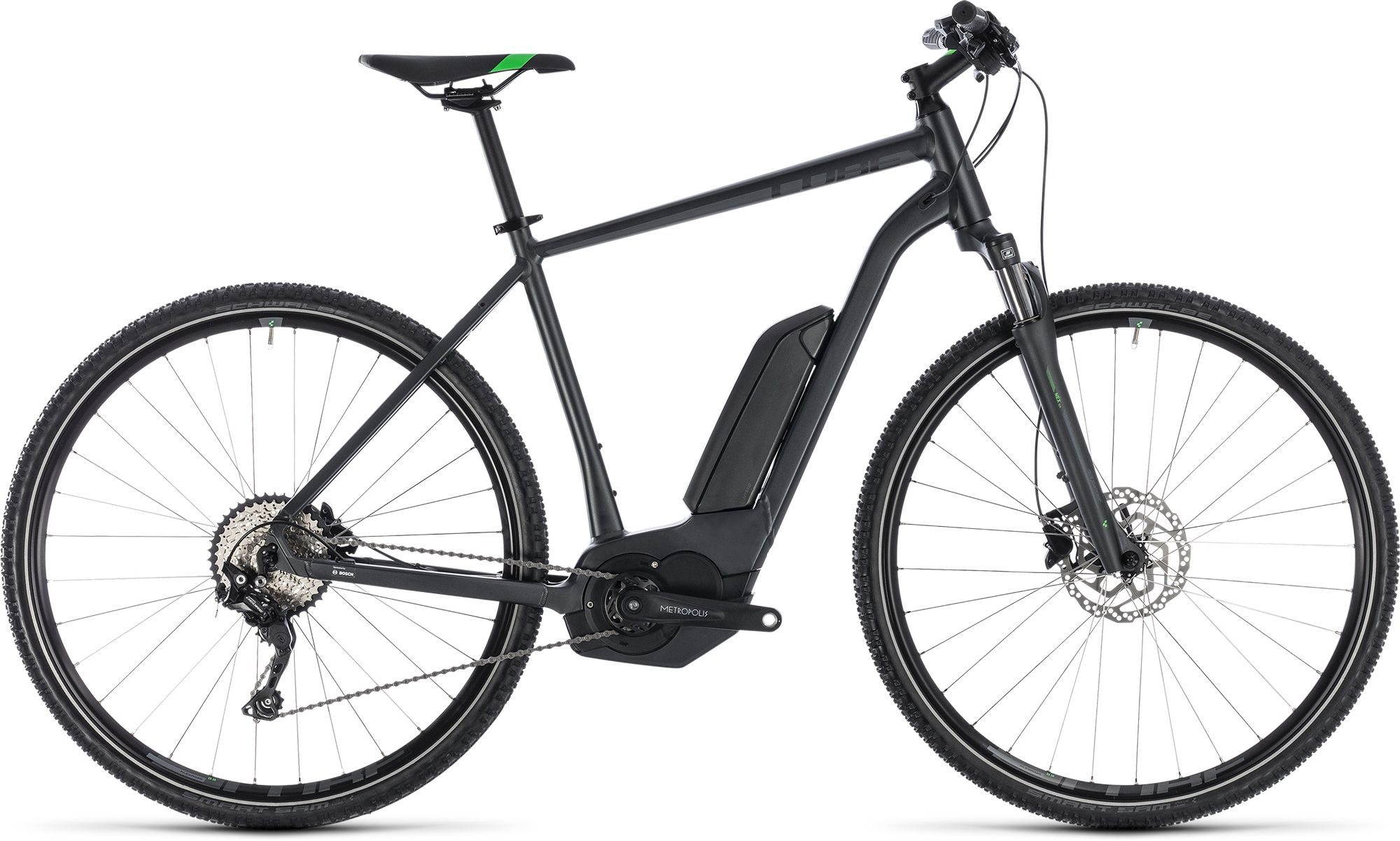 velo electrique cube cross hybrid pro 400 - Velobrival