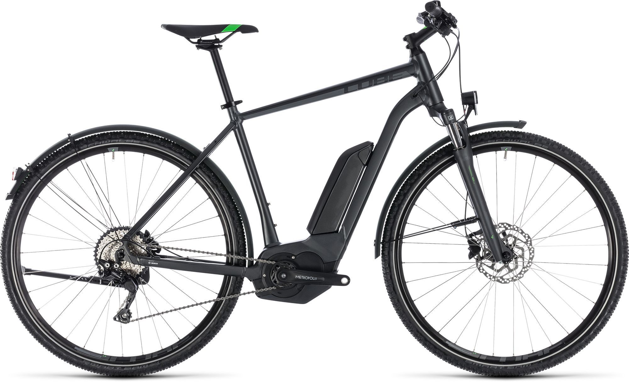 velo electrique cube cross hybrid pro allroad - Velobrival