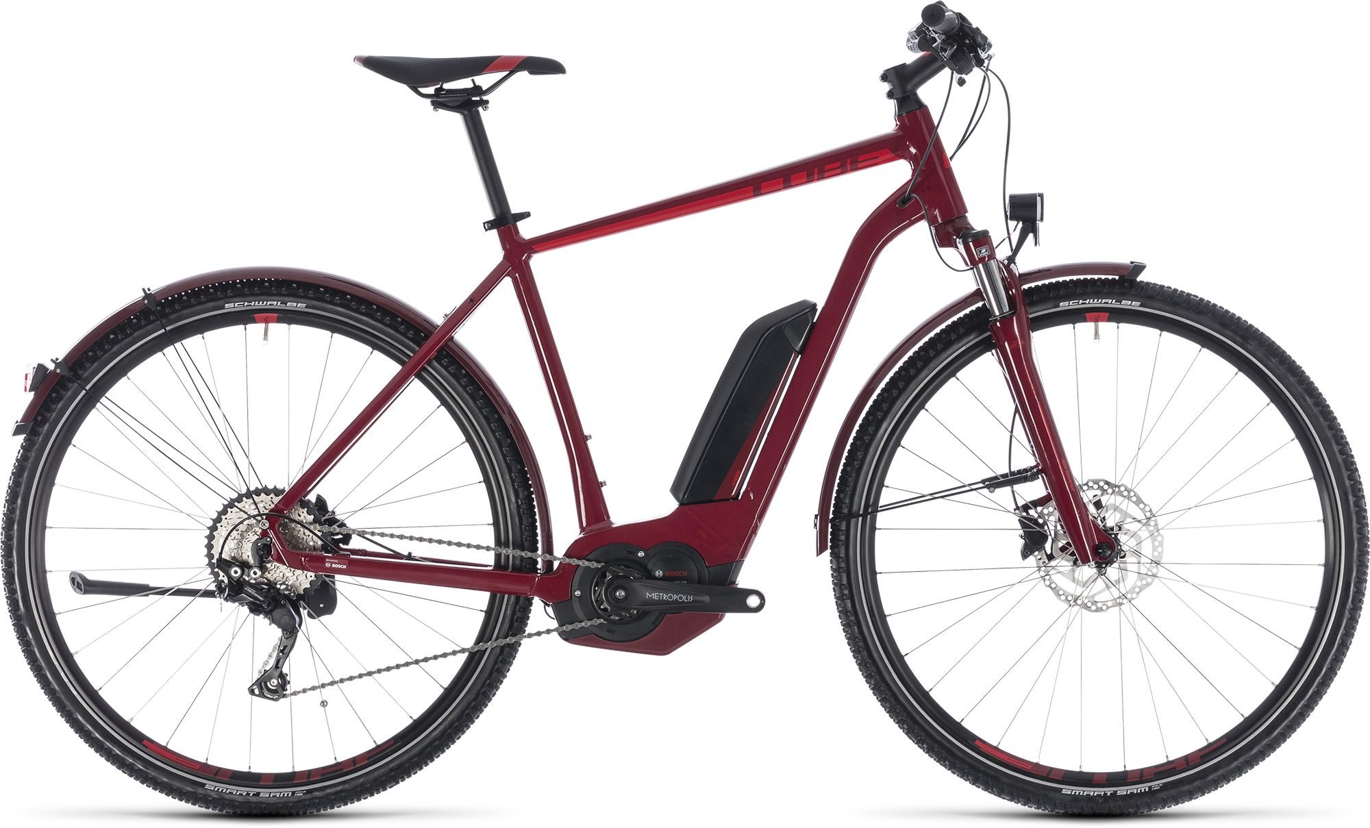 velo electrique cube cross hybrid pro allroad - Velobrival