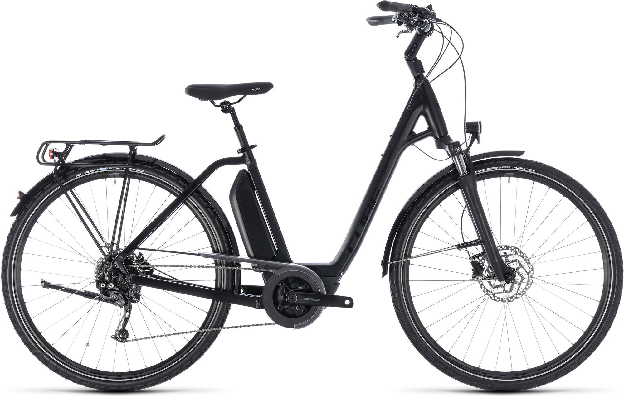 Velo electrique cube online town hybrid sport 400
