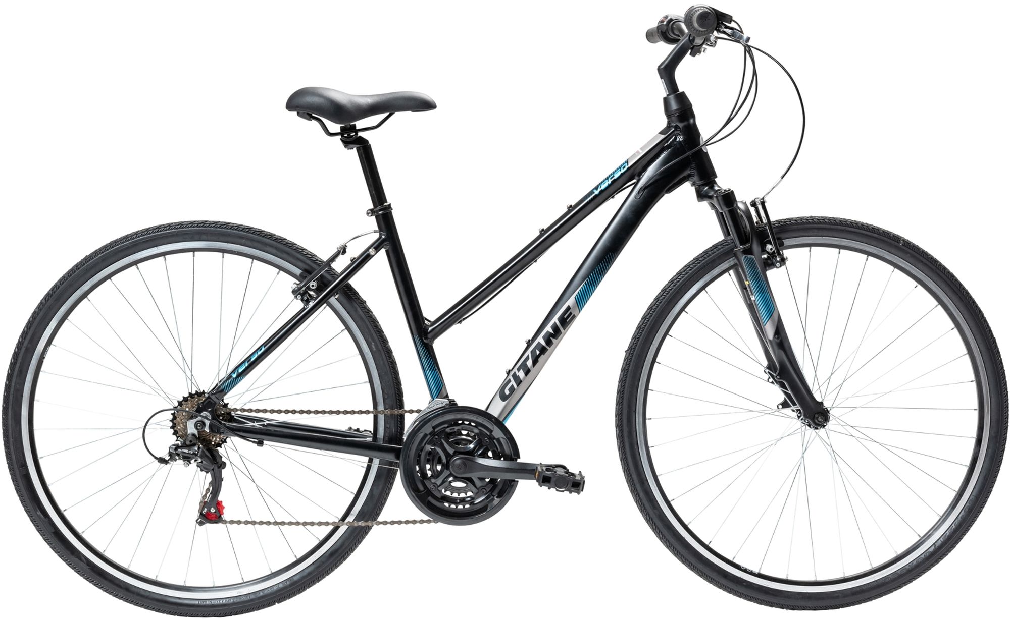 VTT Gitane 18 Vitesses - Cadre Jaune - Roues 63 Cm - Occasion - Unisexe