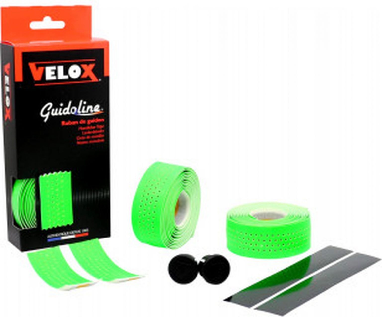 Guidoline VELOX Classic Grip Per Manubrio Bici – Colore Blu, 2 Rotoli Con Accessori