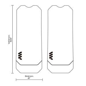 film protection manivelle clear/silver