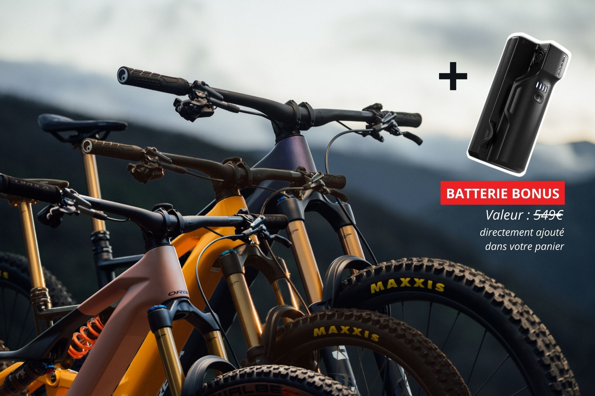 orbea rise et batterie bonus