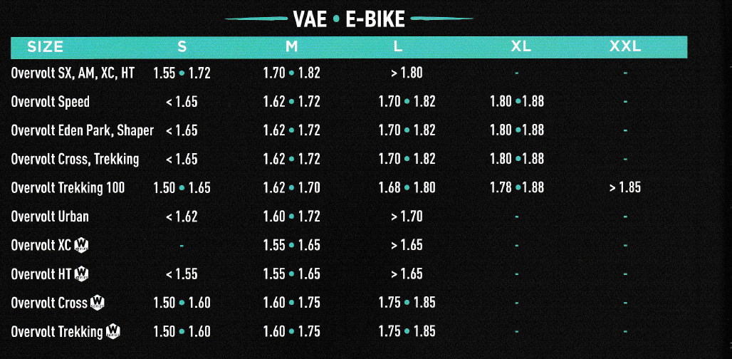 guide taille vae lapierre - Velobrival