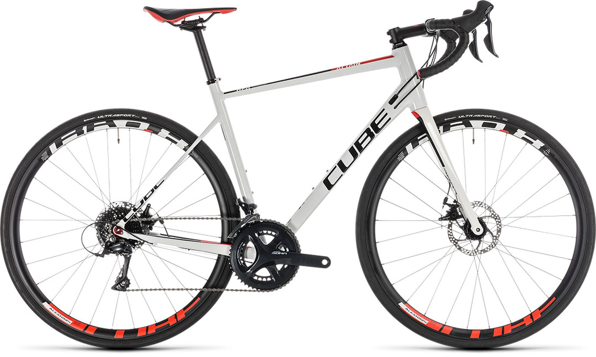 Kit Cadre CUBE Attain Pro Alu 56 Cm + Fourche Carbone - Roue 28" - Neuf Pour Vélo De Route
