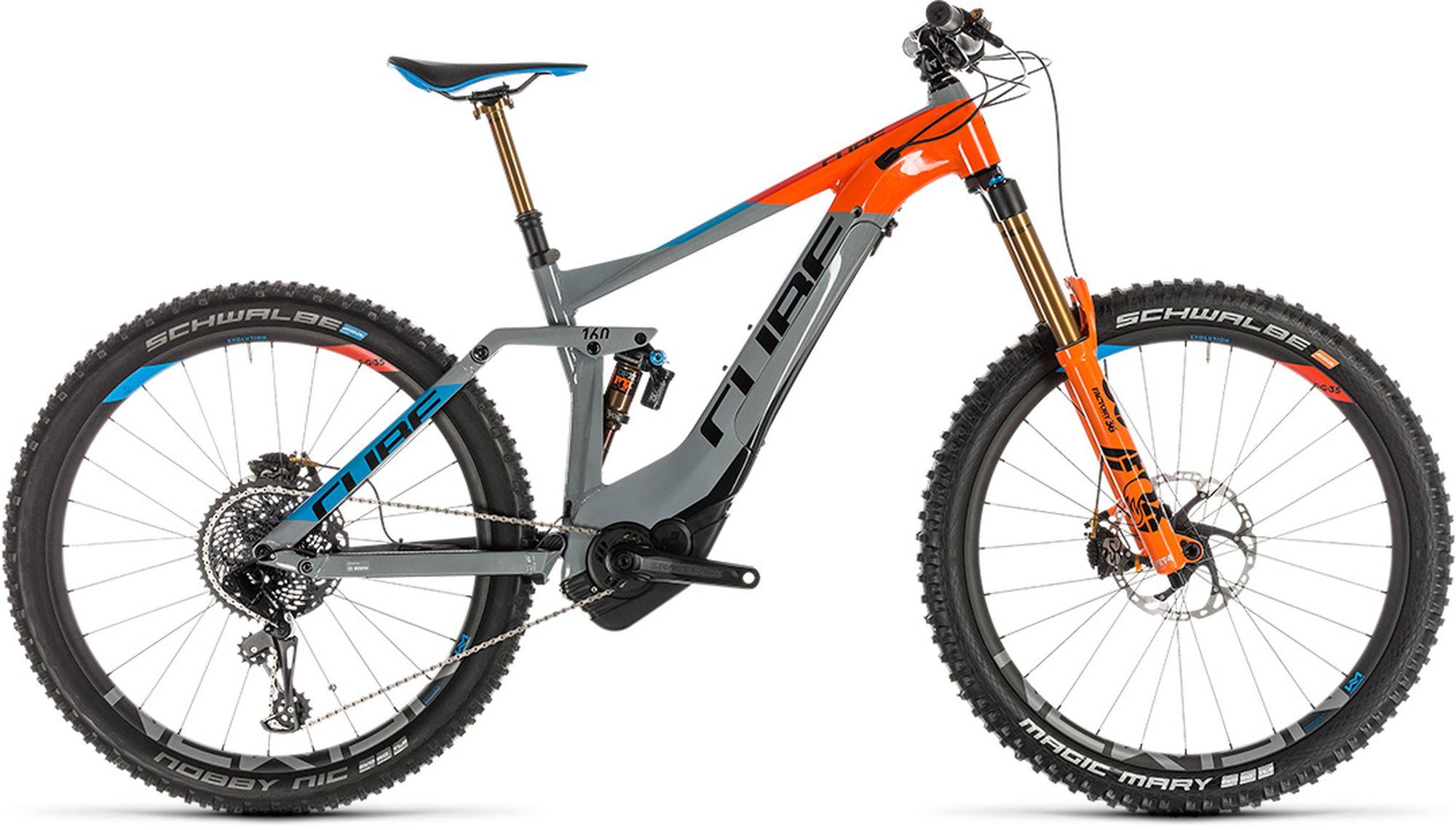 Cube STEREO HYBRID 160 Action Team 500 Kiox 2019 VeloBrival