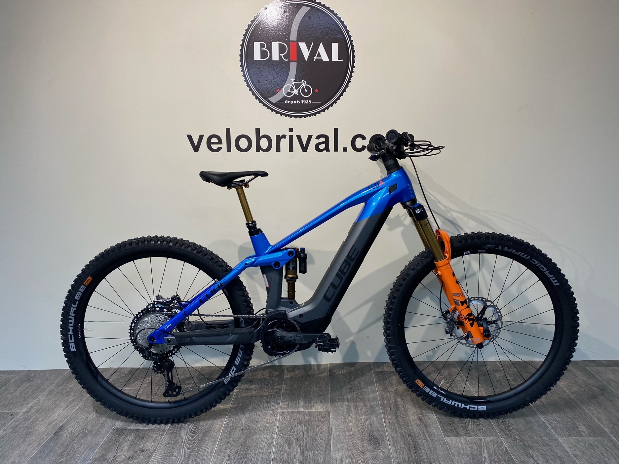 Vélo électrique Cube Stereo Hybrid 140 HPC Actionteam 29 2021 reconditionné