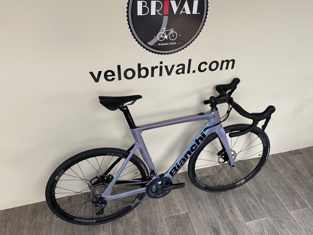 Bianchi Vélo électrique de route Aria E-Road 105 2024, Argenté | Bikeinn